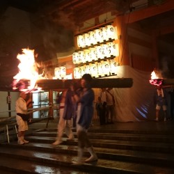 祇園祭　神輿洗い