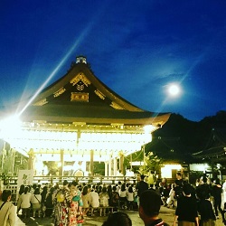 八坂神社　中秋の名月