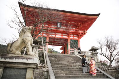 清水寺さんにてご結婚式　京都結婚式