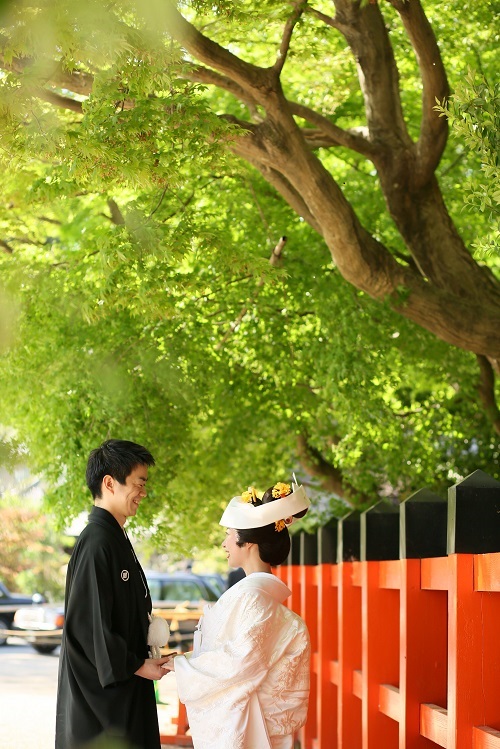 上賀茂神社さんでのご結婚式　京都結婚式